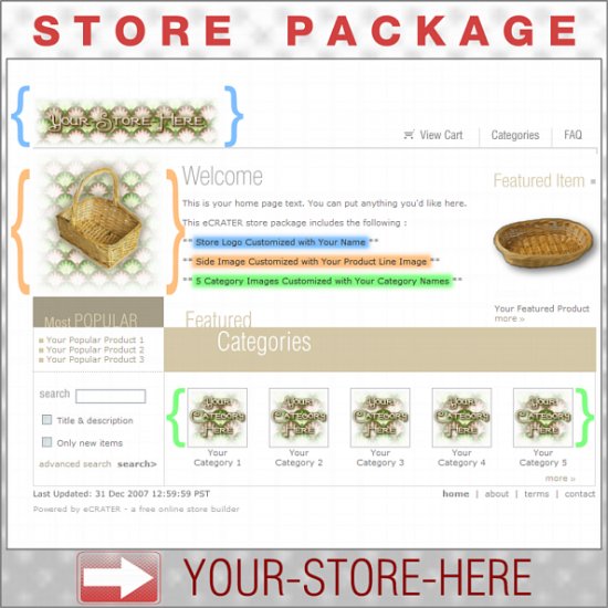 Fancy Wallpaper with your ENHANCED PRODUCT IMAGE - Custom Y-S-H eCRATER Store Package