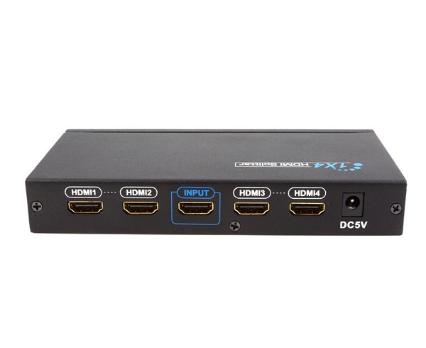 1x4 HDMI Splitter, Full 1080p, 3D support