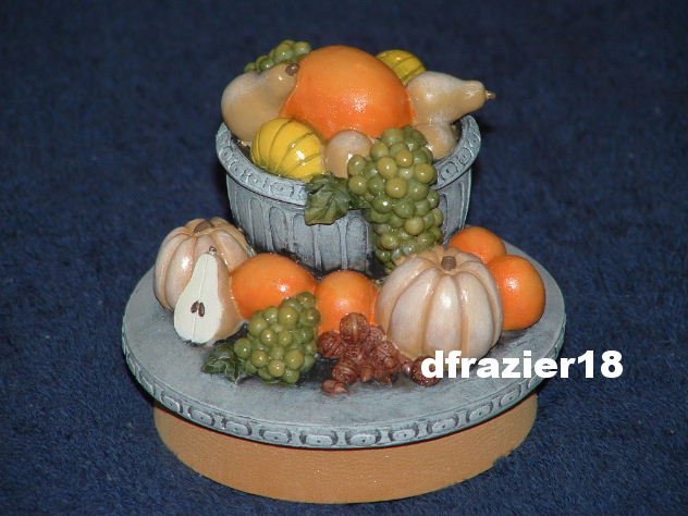 ELEGANT FRUIT Jar Candle Topper Harvest Theme Decor Decoration