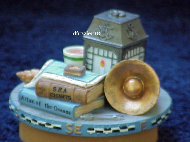 NAUTICAL Jar Candle Topper Boating Sailing Theme Decoration Decor