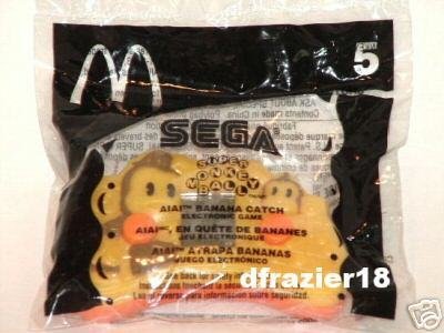 McDonalds McDonald's Happy Meal Toy 2003 #5 SEGA Super Monkey Ball AIAI BANANA CATCH