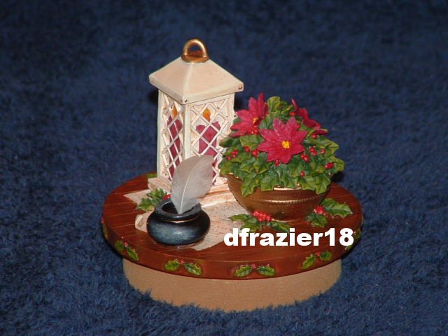 WINTER LANTERN Jar Candle Topper Christmas Holiday Decor
