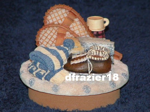 READY FOR SNOW Jar Candle Topper Winter Sports Christmas