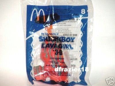 McDonalds McDonald's Happy Meal Toy 2005 #8 SHARKBOY LAVAGIRL IN 3-D LAVA SQUIRTER