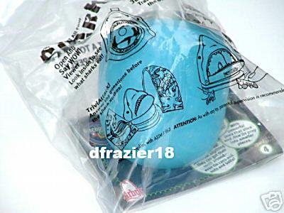Arby Arbys Arby's Kids Meal Fast Food Toy 2001 SHARK TRIVIA ATTACK