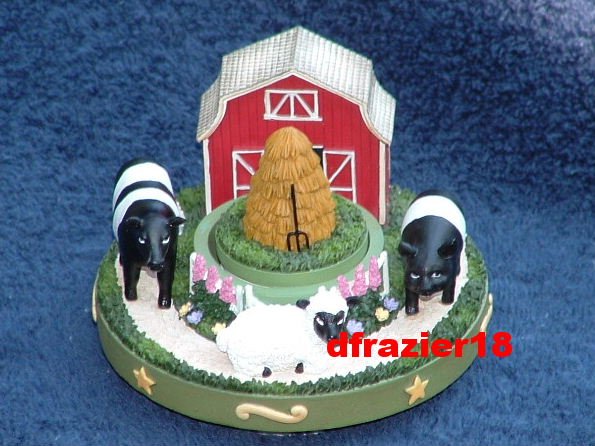 Stay On Top Candle Topper Capper Snuffer Set Farm Country Decor BARNYARD