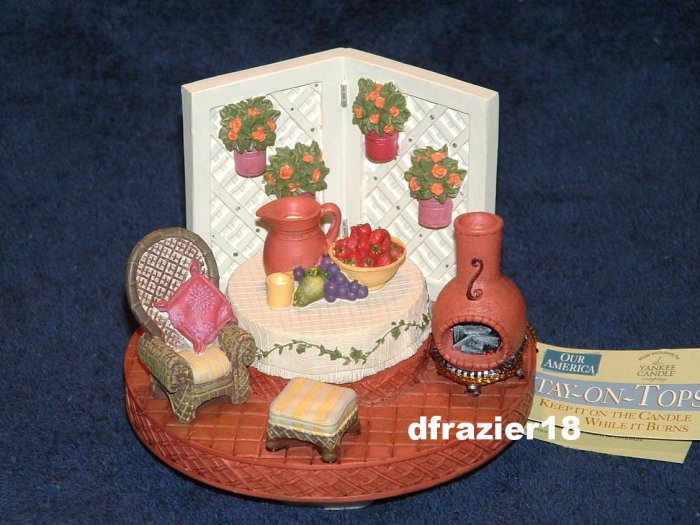 Stay On Top Candle Toper Capper Snuffer Set GARDEN GAZEBO