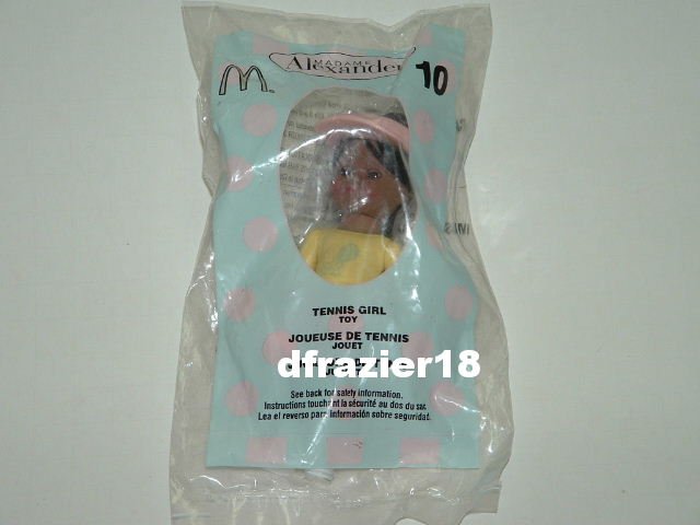 McDonalds McDonald's Happy Meal Toy Madame Alexander Doll African-American Ethnic TENNIS GIRL #10