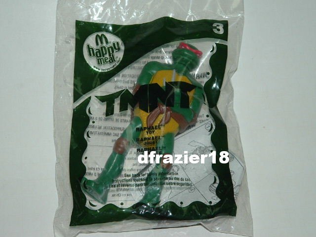 McDonalds McDonald's Happy Meal Toy TMNT Teenage Mutant Ninja Turtle 2007 RAPHAEL #3