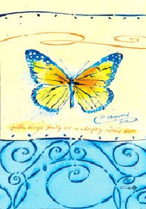 MONARCH BUTTERFLY Toland Decorative Garden Flag Large