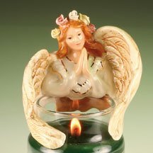Teenie Candle Topper Hug Hugs Hugger Stay On Fits Small Jar MINI ANGEL