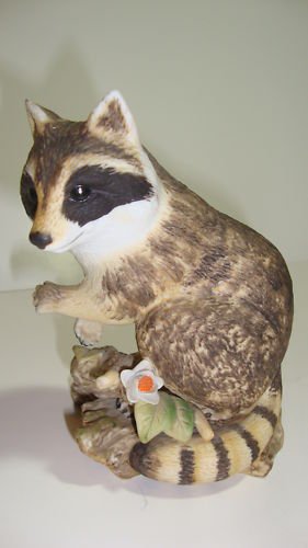Lefton Racoon Figurine