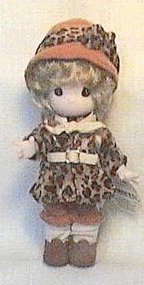PRECIOUS MOMENTS DOLL "Safari Sue" 7.5" Limited