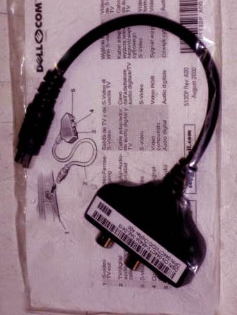 044CTV 070TVD DELL S-VIDEO CABLE for Inspiron