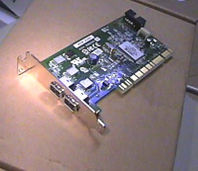 Adaptec Firewire card AFW-2100 Small Form Compact