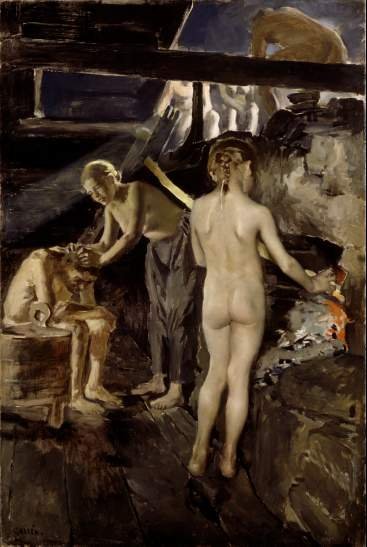 Akseli Gallen Kallela-In the Sauna