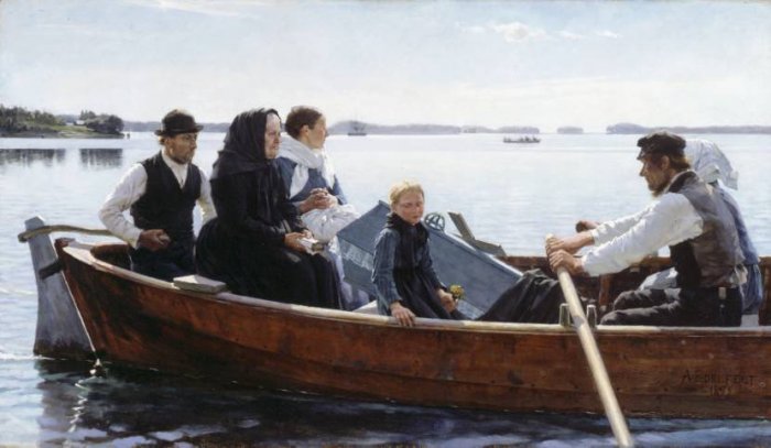 Albert Edelfelt-Funeral of their Child