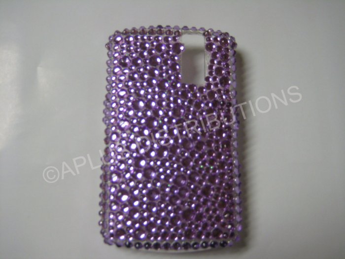 New Purple Multi-Diamonds Bling Diamond Case For Blackberry 8300 - (0019)