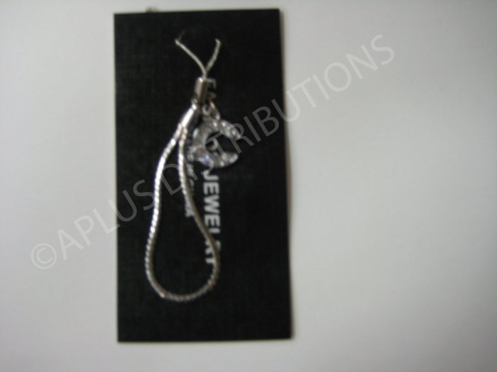 NEW Crystal Cell Phone Charm- Small Letter âCâ Regular