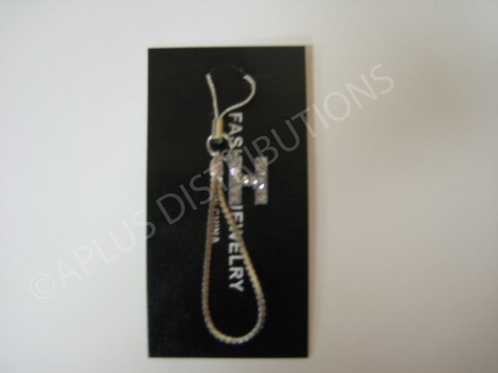 NEW Crystal Cell Phone Charm- Small Letter âHâ Regular