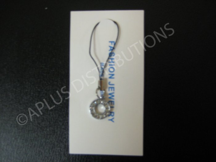 NEW Crystal Cell Phone Charm- Small Letter âOâ Regular