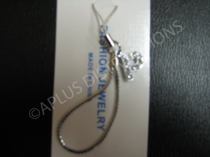 NEW Crystal Cell Phone Charm- Small Letter âPâ Regular