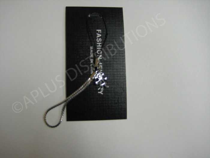 NEW Crystal Cell Phone Charm- Stick Girl