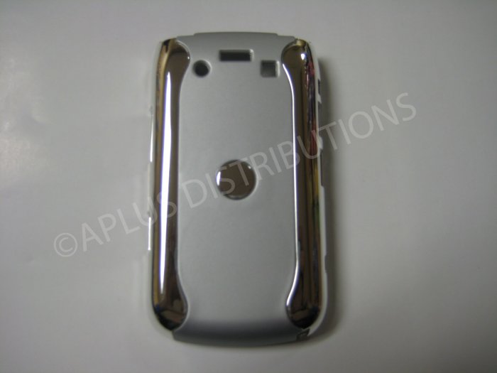 New Silver Metallic Two Piece Design Hard Protective Cover For Blackberry 9700 - (0117)