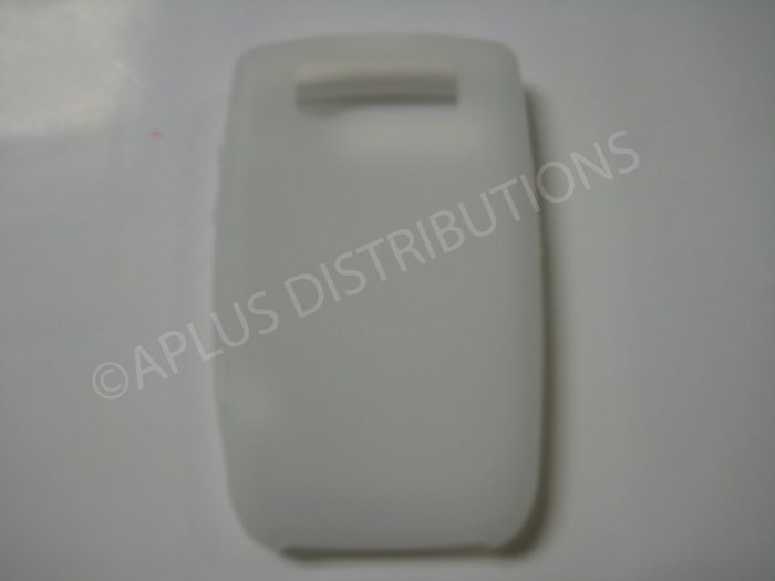 New Clear Solid Color Silicone Cover For Blackberry 8900 - (0152)