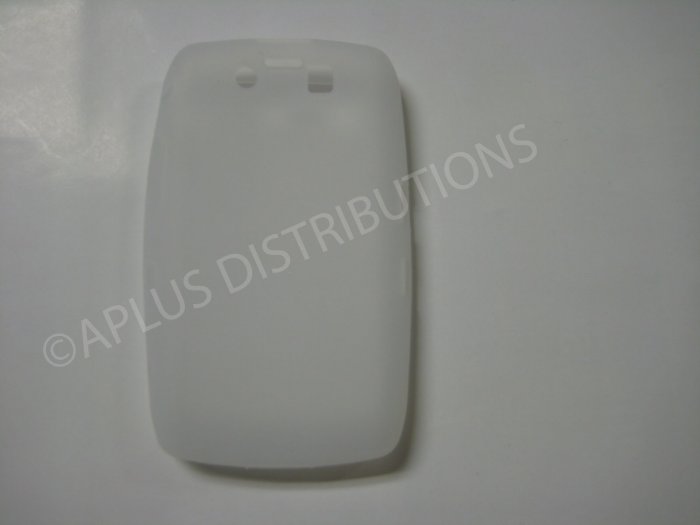 New Clear Solid Color Silicone Cover For Blackberry 9500 - (0152)
