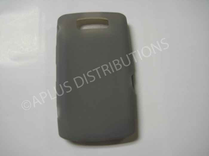 New Smoke Solid Color Silicone Cover For Blackberry 9550 - (0156)