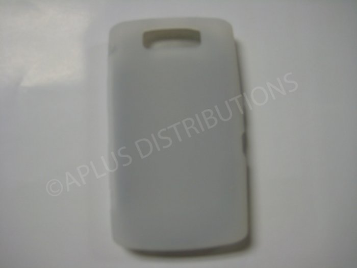 New Clear Solid Color Silicone Cover For Blackberry 9550 - (0152)