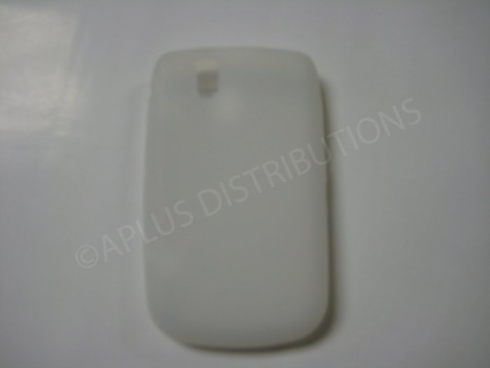 New Clear Solid Color Silicone Cover For Blackberry 9630 - (0152)
