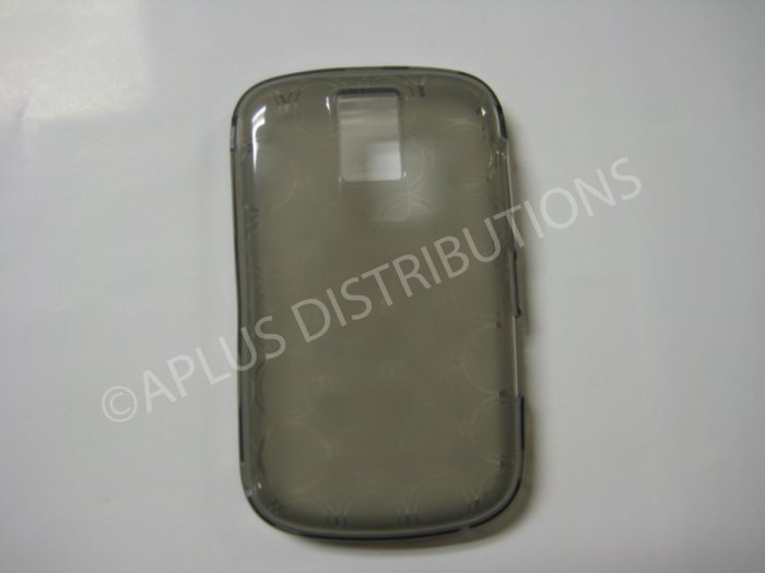 New Smoke Transparent Multi-Circles TPU Cover For Blackberry 9000 - (0040)