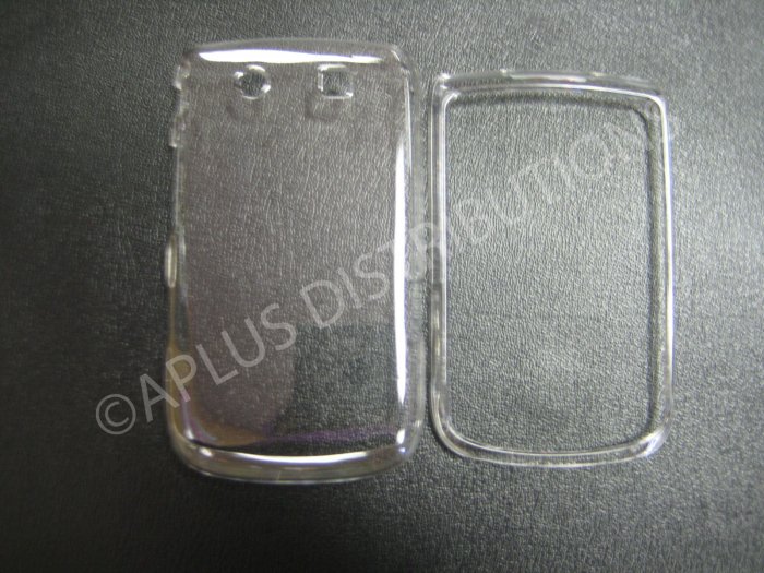 New Clear Transparent Color Design Hard Protective Cover For Blackberry 9800 - (0145)