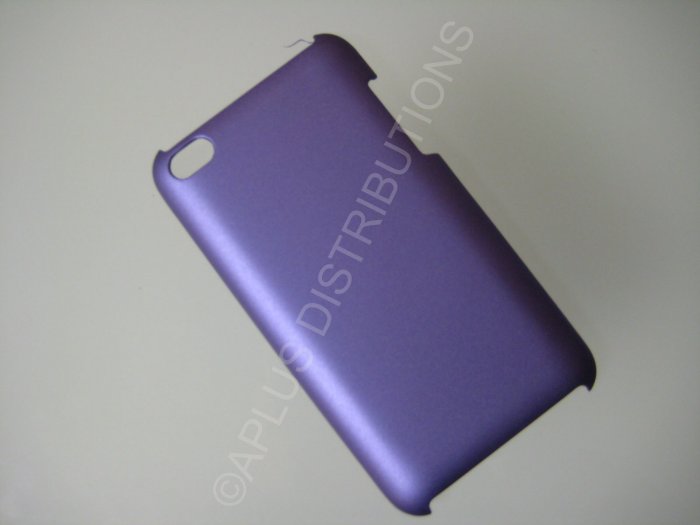 NEW Hard Protective Case For 4TH GENERATION SOLID HARD COVER IPOD TOUCH- PURPLE