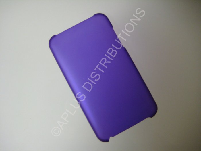NEW Hard Protective Case For 2ND 3RD GENERATION SOLID TRANSPARENT COLOR IPOD TOUCH- PURPLE