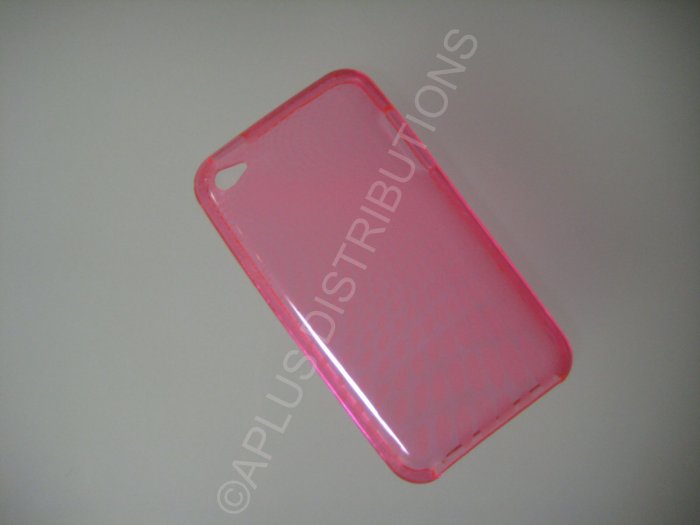 NEW Hard Protective Case For 2ND 3RD GENERATION SOLID TRANSPARENT COLOR IPOD TOUCH-PINK