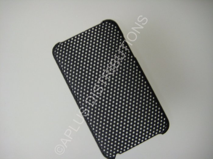 NEW Hard Protective Case For 2ND 3RD GENERATION SOLID LATTICE PATTERN IPOD TOUCH-BLACK
