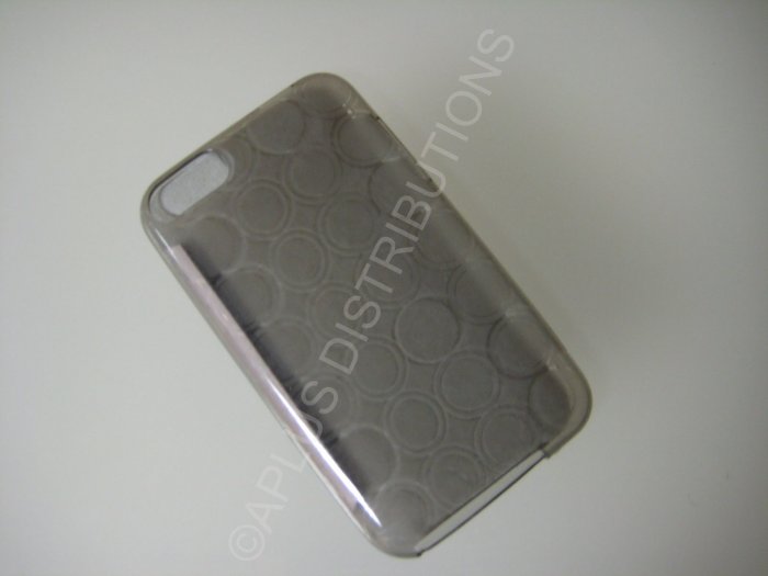 NEW FOR IPOD TOUCH 2ND & 3RD GENERATION TRANSPARENT MULTI-CIRCLES-SMOKE