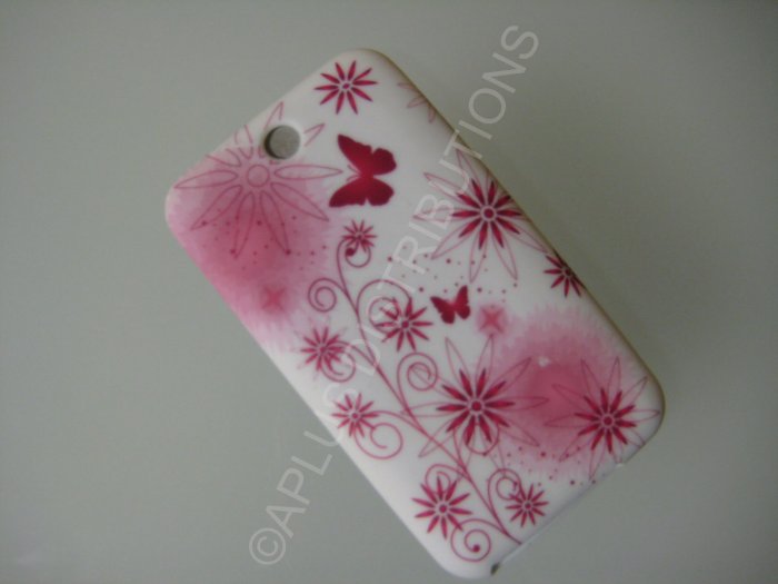 NEW FOR IPOD TOUCH 2ND & 3RD GENERATION BUTTERFLY WITH FLOWER-RED