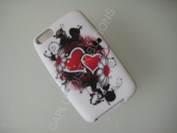 NEW FOR IPOD TOUCH 2ND & 3RD GENERATION BEATING HEART-RED/BLACK