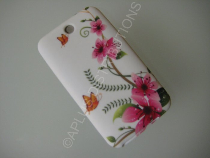 NEW FOR IPOD TOUCH 2ND & 3RD GENERATION SMALL BUTTERFLY WITH FLOWER-WHITE