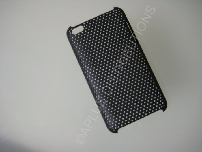 NEW Hard Protective Case For 4TH GENERATION LATTICE PATTERN HARD COVER IPOD TOUCH- BLACK