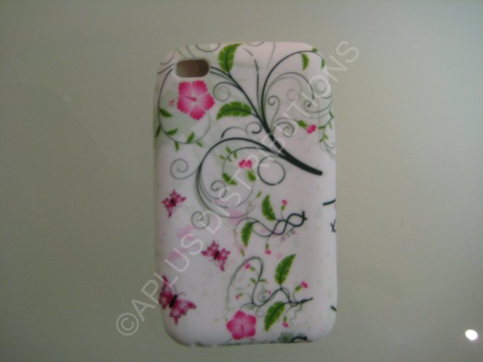 NEW FOR IPOD TOUCH 4TH GENERATION BUTTERFLIES SWIRL-GREEN/PINK
