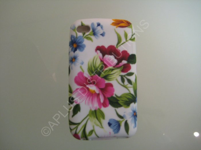 NEW FOR IPOD TOUCH 4TH GENERATION PINK FLOWERS-WHITE
