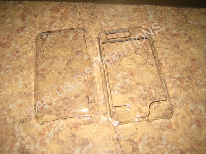 New Clear Transparent Solid Design Hard Protective Cover For iPhone 3G 3GS - (0111)