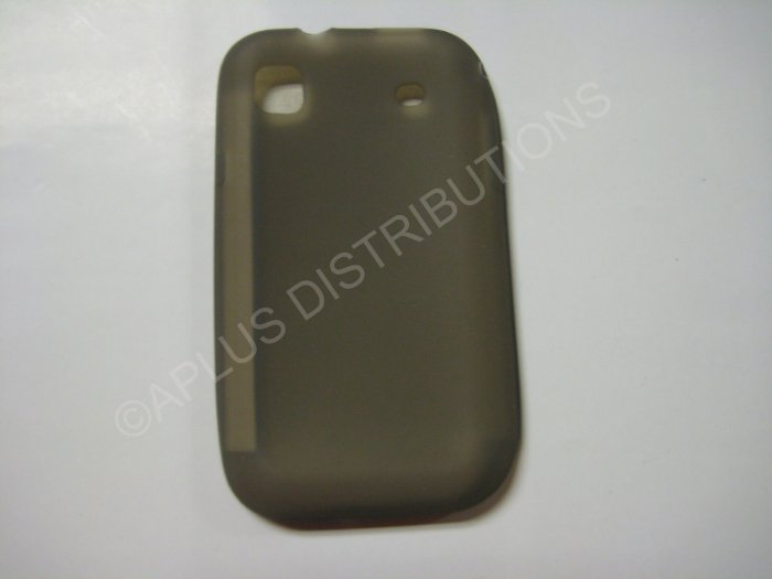 New Smoke Solid Color Silicone Skin Case For Samsung Galaxy S I9000 - (0012)