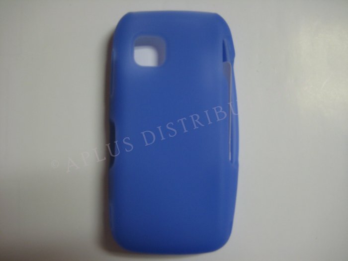 New Dark Blue Solid Color Silicone Skin Case For Nokia Nuron 5230 - (0011)