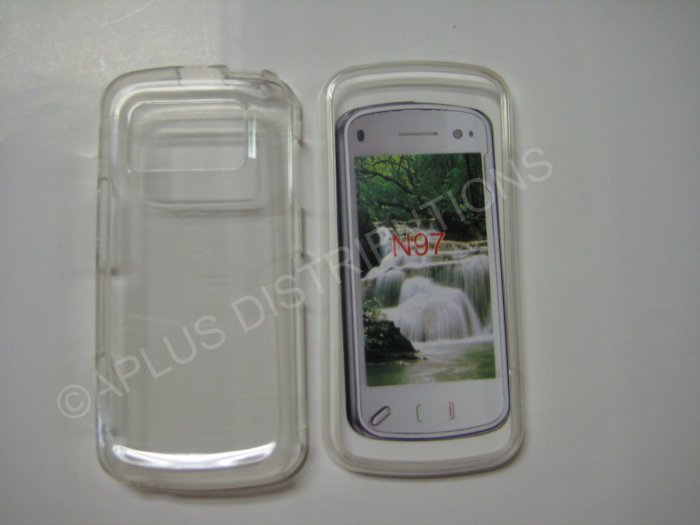 New Clear Transparent Hard Protective Cover For Nokia N97 - (0059)
